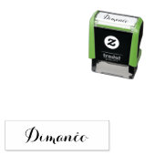 Esperanto: Dag van de Week: Dimanĉo (Zondag) Zelfinktende Stempel (In situ)