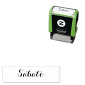 Esperanto: Dag van de week: Sabato (zaterdag) Zelfinktende Stempel (In situ)