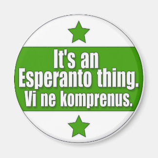 Esperanto-ding Magneet