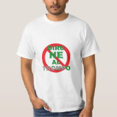 Esperanto/Diru NE Al Trompo, T-Shirt (Voorkant)