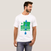 Esperanto / "El malgrandaj akveroj fariĝ as..", T-shirt (Voorkant volledig)