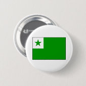 Esperanto - Esperantistvlag Ronde Button 5,7 Cm (Voorkant /achterkant)