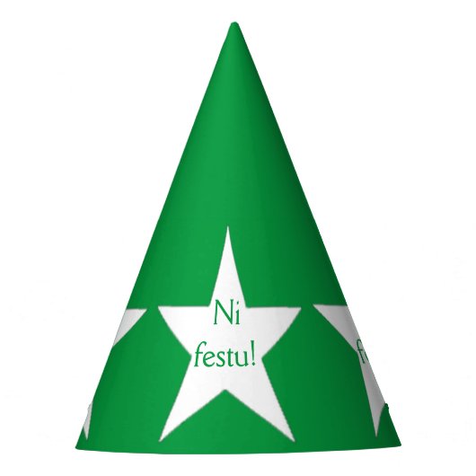 Esperanto: Festu van Ni! Feesthoedjes (Voorkant)
