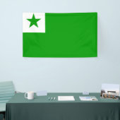Esperanto flag Banner (Beurs)