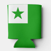 Esperanto Flag Blikjeskoeler (Achterkant)