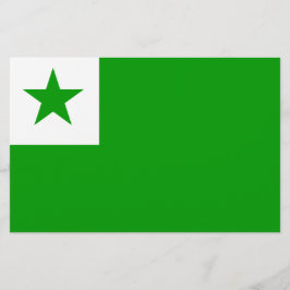 Esperanto Flag Briefpapier