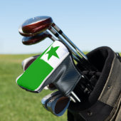 Esperanto Flag Golfheadcover (Insitu)