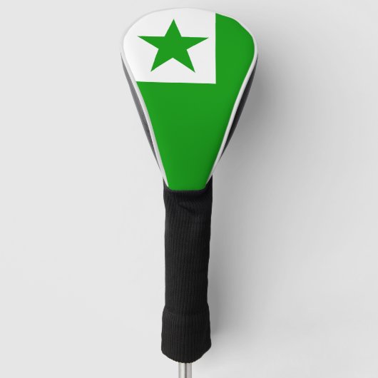 Esperanto Flag Golfheadcover (Voorkant)
