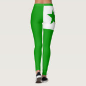 Esperanto flag Leggings (Achterkant)
