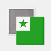 Esperanto Flag Magneet (Voorkant / Achterkant)