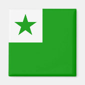 Esperanto Flag Magneet (Voorkant)