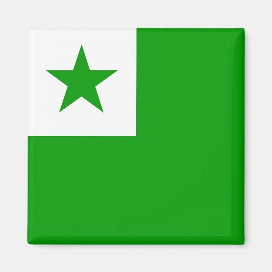 Esperanto Flag Magneet (Voorkant)