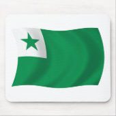 Esperanto Flag Mousepad Muismat (Voorkant)