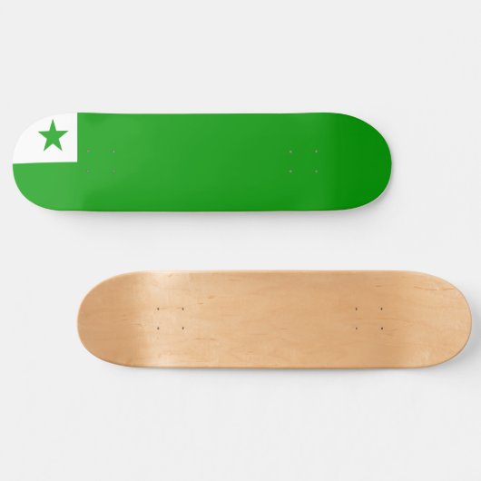 Esperanto Flag Persoonlijk Skateboard (Horizontaal)