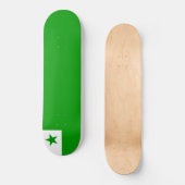 Esperanto Flag Persoonlijk Skateboard (Voorkant)