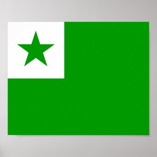 Esperanto Flag Poster (Voorkant)