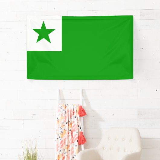 Esperanto Flag Spandoek (Insitu)
