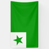 Esperanto Flag Spandoek (Verticaal)