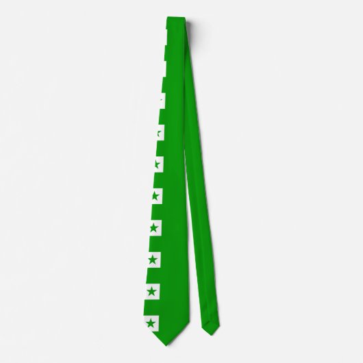 Esperanto Flag Stropdas (Voorkant)