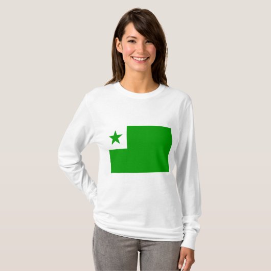 Esperanto Flag T-shirt (Voorkant volledig)