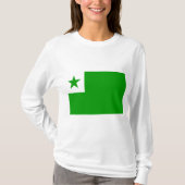Esperanto Flag T-shirt (Voorkant)