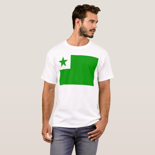 esperanto-Flag T-shirt (Voorkant volledig)