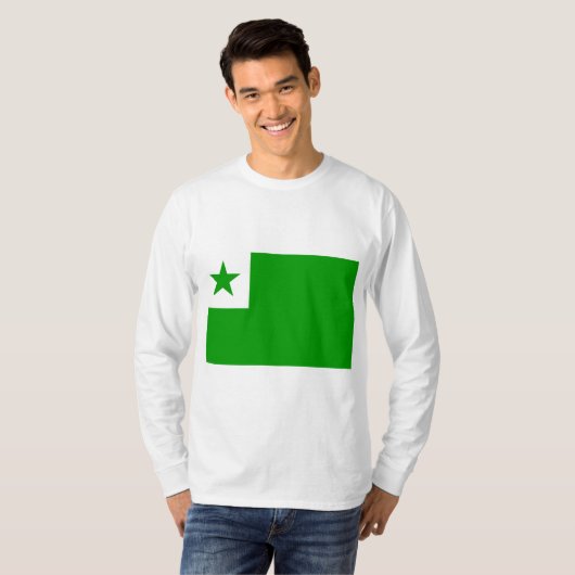 Esperanto Flag T-shirt (Voorkant volledig)