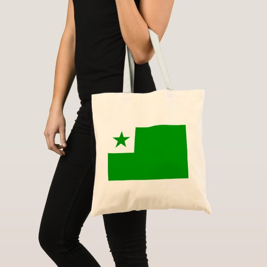 Esperanto Flag Tote Bag (Voorkant (product))