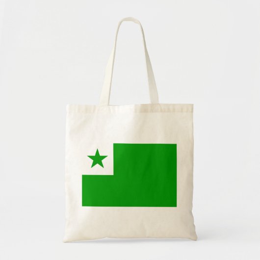 Esperanto Flag Tote Bag (Voorkant)