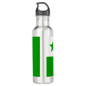 Esperanto Flag Waterfles (Achterkant)