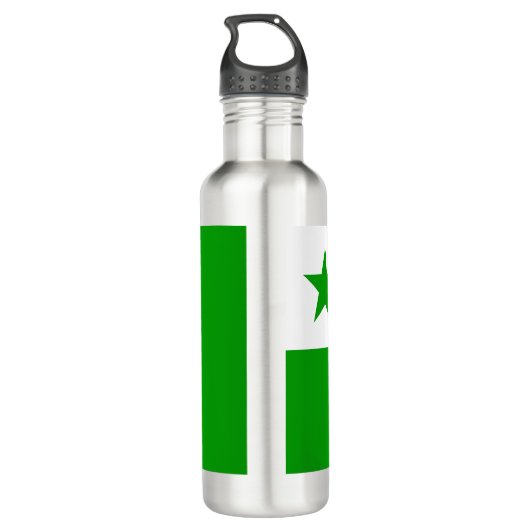 Esperanto Flag Waterfles (Achterkant)