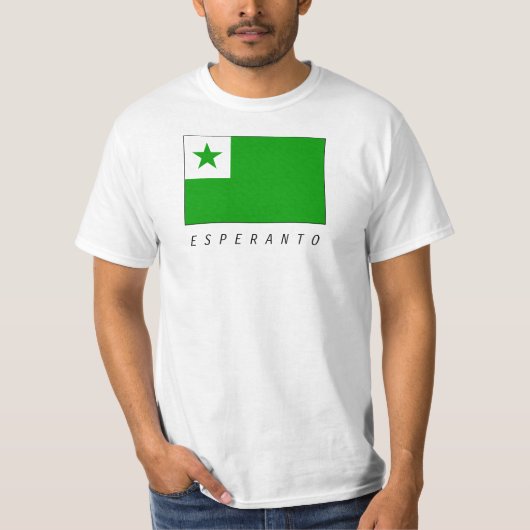 Esperanto Flagge T-shirt (Voorkant)
