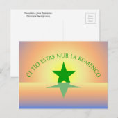 Esperanto: Gewoon het Begin Ansichtkaart Briefkaart (Voorkant / Achterkant)