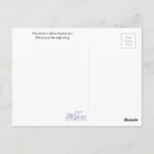 Esperanto: Gewoon het Begin Ansichtkaart Briefkaart (Achterkant)