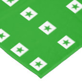 Esperanto: Groene vlag Tafelkleed (Gekanteld)
