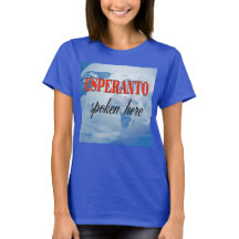 Esperanto hier gesproken over troebele aarde