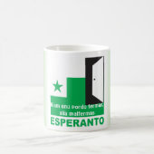 Esperanto/"Kiam unu pordo fermas, alia malfermas" Koffiemok (Center)