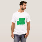 Esperanto / "Komenco bona Laboro duona", T-shirt (Voorkant volledig)