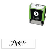 Esperanto: Maand: april (april) Zelfinktende Stempel (In situ)