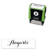 Esperanto: Maand: Aŭgusto (Augustus) Zelfinktende Stempel (In situ)