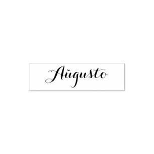 Esperanto: Maand: Aŭgusto (Augustus) Zelfinktende Stempel