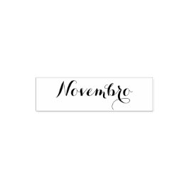 Esperanto: Maand: Novembro (November) Zelfinktende Stempel