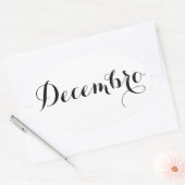Esperanto Maand Sticker - December (Envelop)