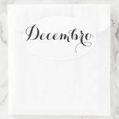 Esperanto Maand Sticker - December (Tas)