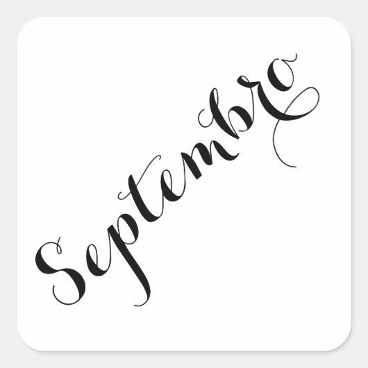 Esperanto Maand Sticker - Septembro (September) (Voorkant)
