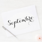 Esperanto Maand Sticker - Septembro (September) (Envelop)