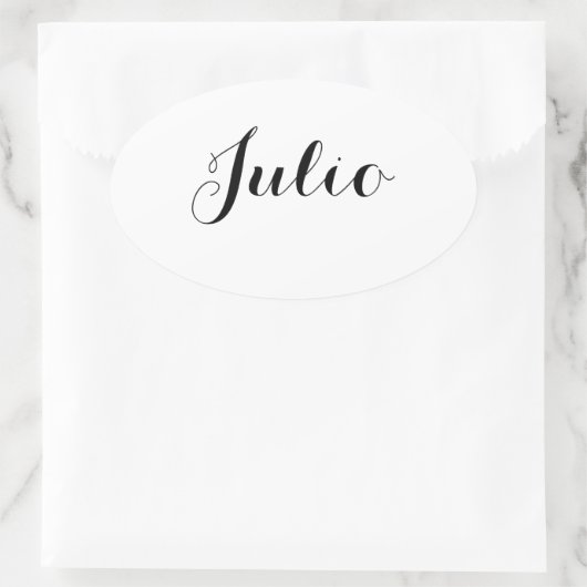 Esperanto Maand Stickers - Julio (juli) (Tas)