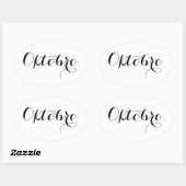 Esperanto Maand Stickers - Oktobro (Oktober) (Vel)