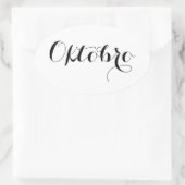 Esperanto Maand Stickers - Oktobro (Oktober) (Tas)