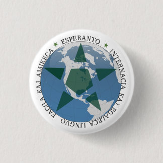 Esperanto Ronde Button 3,2 Cm